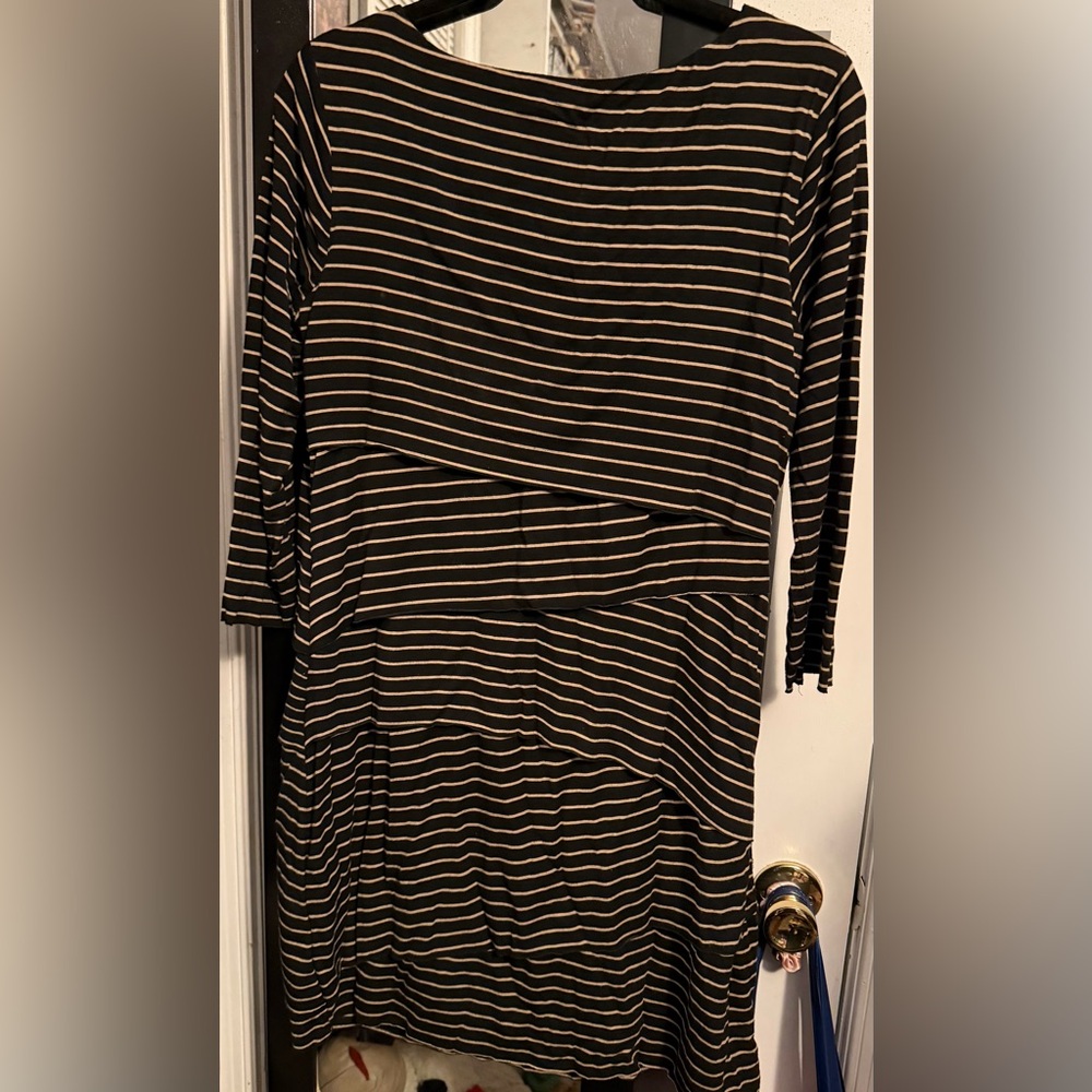 AB Studio- Ruffled Sweater Dress - Picture 2 of 5